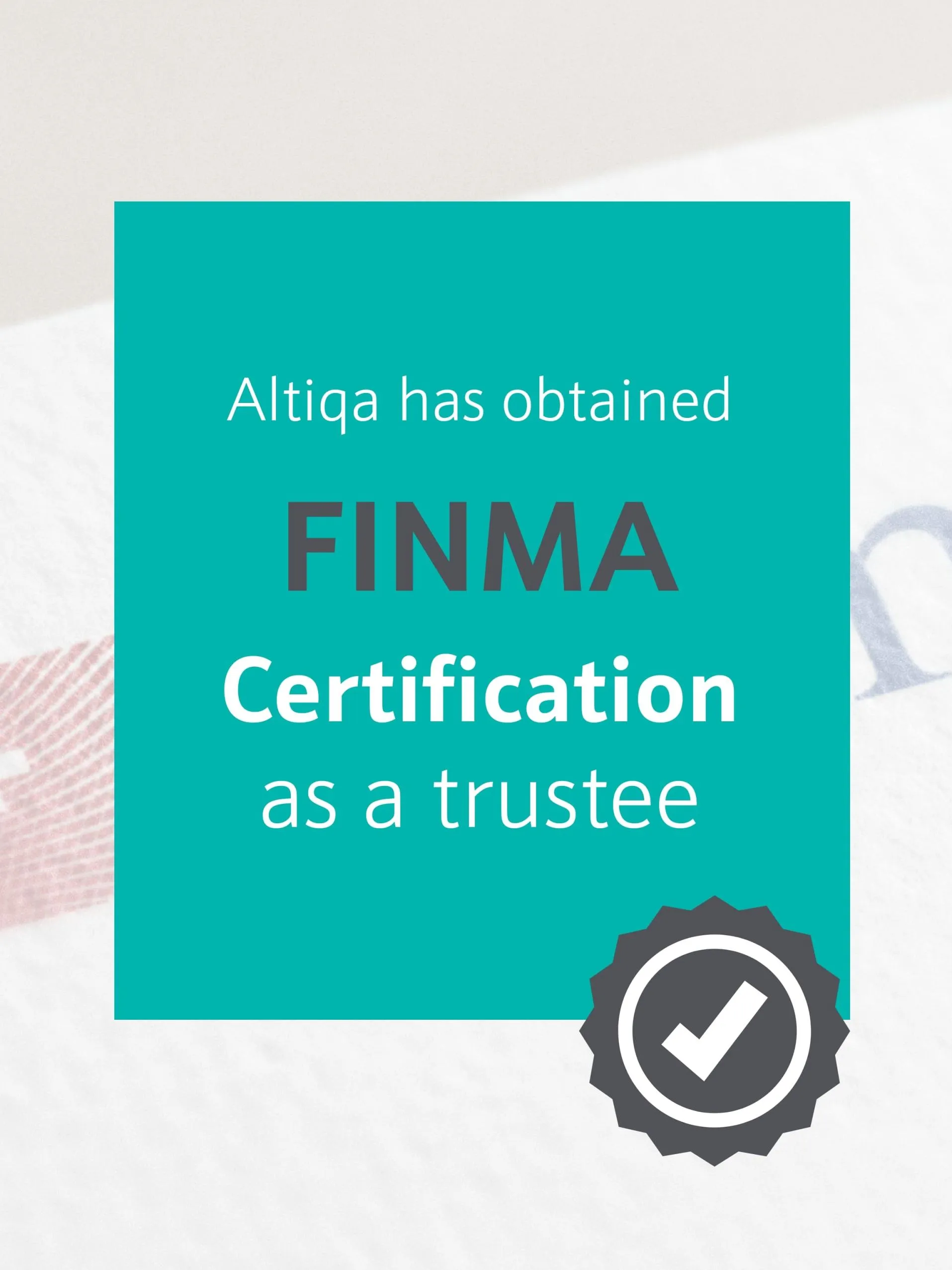 Altiqa Lugano has received Finma authorisation